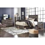 Drystan Queen Panel Bed with Mirrored Dresser and Nightstand - Image 2