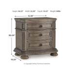 Ardenfield California King Sleigh Bed, Chest and Nightstand - Image 14