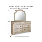 Realyn Queen Panel Bed, Dresser, Mirror and 2 Nightstands - Image 4