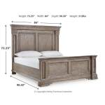 Blairhurst King Panel Bed, Dresser, Mirror and Nightstand - Image 8