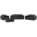 Amiata Sofa, Loveseat, Oversized Chair and Ottoman
