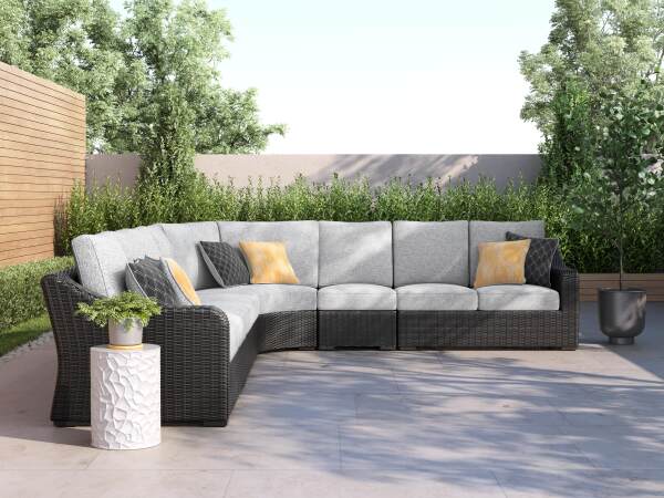 Beachcroft 6-Piece Outdoor Sectional - Image 3