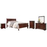 Alisdair Queen Sleigh Bed, Dresser, Mirror, Chest and Nightstand