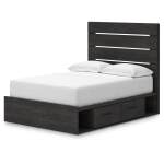 Hollivern Full Panel Bed with Storage - Image 7