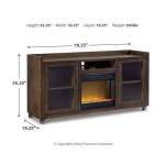 Starmore 70" TV Stand with Electric Fireplace - Image 5