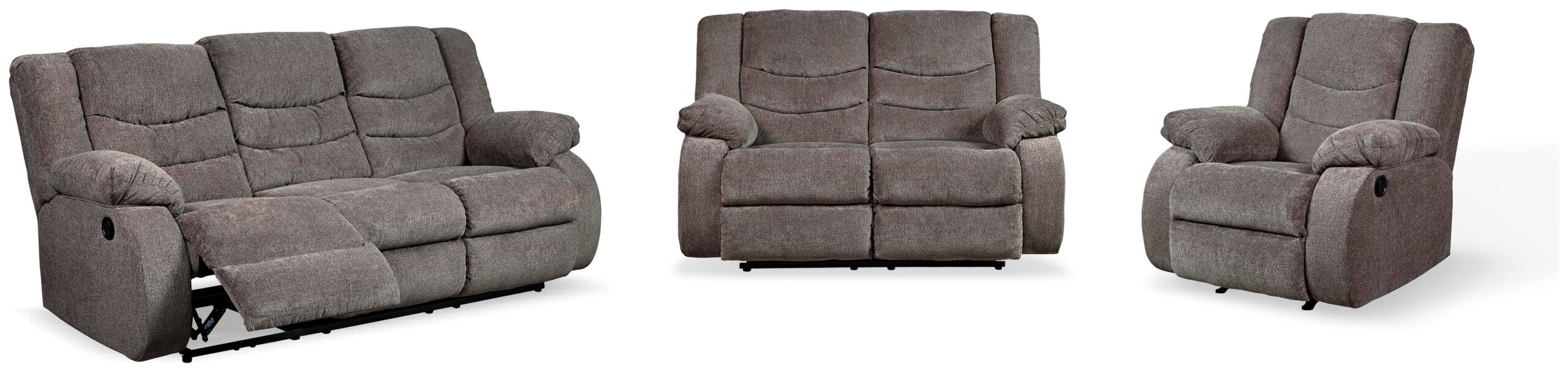 d7c4ccc3110dfa5708327c6818ecd10d Tulen Reclining Sofa, Loveseat and Recliner - Image 1