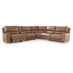DeepWakes 6-Piece Reclining Sectional with Storage Console - Image 4