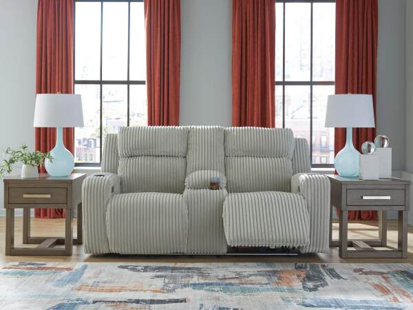 Forest Lake Power Reclining Loveseat with Console - Image 9