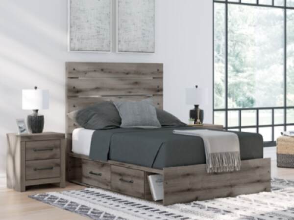 Graystorm Full Panel Bed with Storage - Image 3