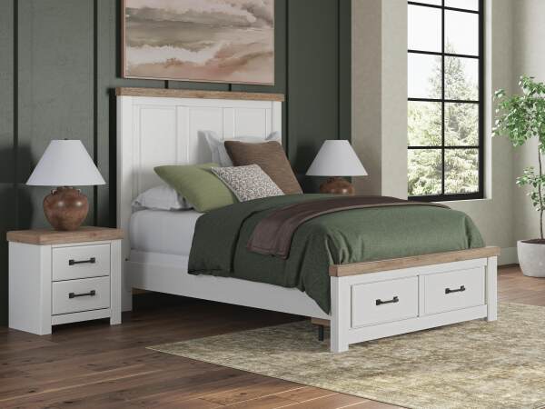 Savonport Queen Panel Storage Bed - Image 3