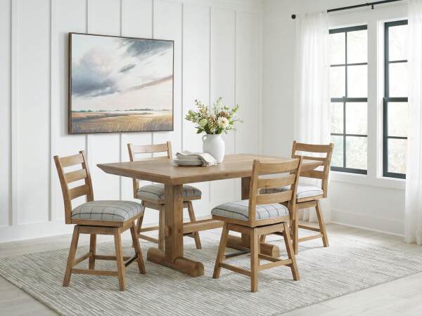 Ridgester Counter Height Dining Table and 4 Barstools - Image 3