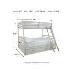 Robbinsdale Twin over Full Bunk Bed with Storage - Image 10