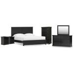Maribel King Panel Bed, Dresser, Mirror, Chest, and 2 Nightstands - Image 2