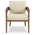 Serene Bay Outdoor Dining Arm Chair with Cushion (Set of 2) - Image 5