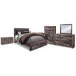 Derekson Queen Storage Bed, Dresser, Mirror, Chest and 2 Nightstands - Image 2