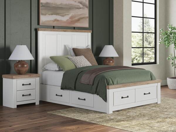 Savonport Queen Panel Storage Bed - Image 3