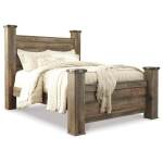Trinell Queen Poster Bed, Dresser, Mirror and Nightstand - Image 3