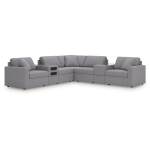 Modmax 7-Piece Balanced Sectional with Audio and Storage Consoles