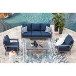 Gali Outdoor Sofa/Chairs/Table Set (Set of 4) - Image 13