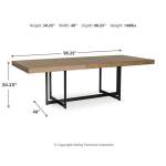 Tomtyn Extension Dining Table and 6 Chairs - Image 16