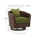 Horizon Hall Outdoor Sofa, 2 Lounge Chairs, Ottoman and Coffee Table - Image 11