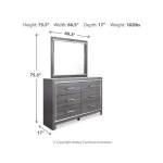 Lodanna Dresser and Mirror - Image 5