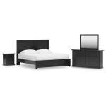 Maribel King Panel Bed, Dresser, Mirror and Nightstand