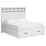 Ashbryn King Panel Bed, Dresser, Mirror and 2 Nightstands - Image 11