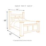 Juararo Queen Poster Bed, Dresser and Mirror - Image 7