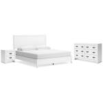Binterglen King Panel Bed, Dresser and Nightstand