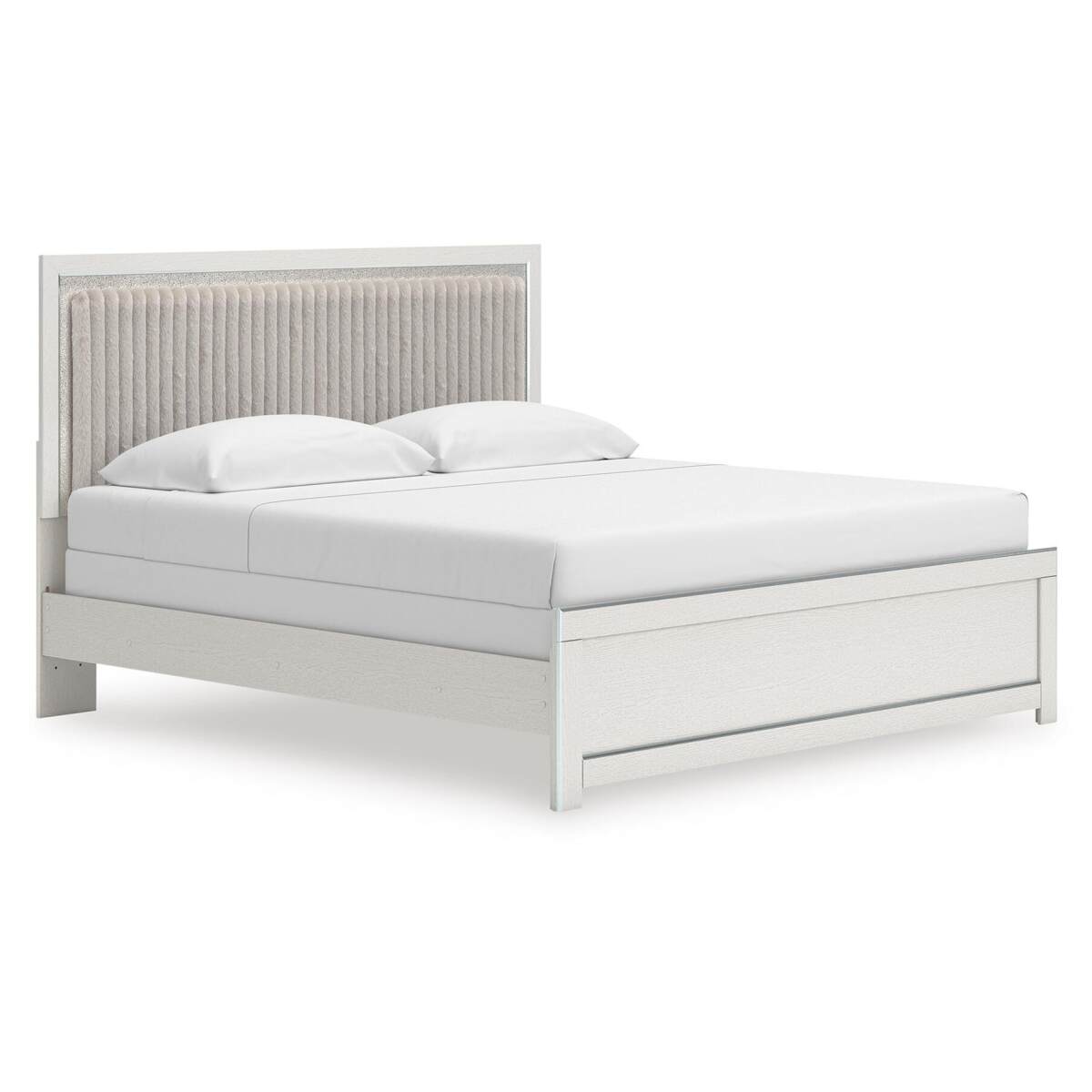 dc1bb13cc7c887652e697959b23492b0 Zuraleus King Upholstered Panel Bed - Image 1