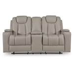 Elevate Edges Glider Reclining Loveseat with Console - Image 5