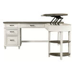 Caraway Single Ped Desk Hutch I248-307H-1 - Image 5