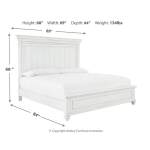 Kanwyn Queen Panel Bed, Dresser, Mirror and 2 Nightstands - Image 12