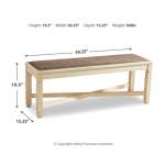 Bolanburg Dining Table, 4 Chairs, Bench, Server and Display Cabinet - Image 23