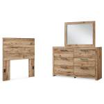 Hyanna Twin Panel Headboard, Dresser and Mirror