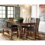 Ralene Dining Table and 4 Chairs and Bench - Image 2