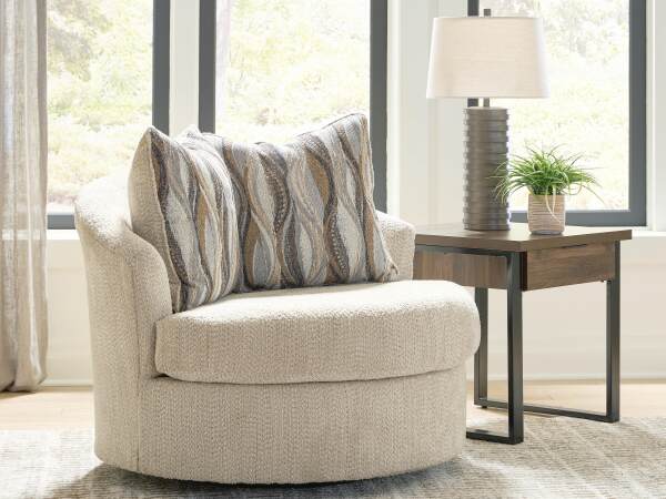 Lofwood Swivel Accent Chair - Image 3