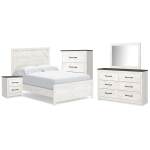 Gerridan Full Panel Bed, Dresser, Mirror, Chest and Nightstand