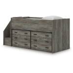 Frandern Twin Loft Bed with Drawer Storage - Image 3