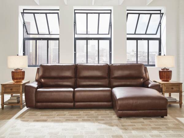 DeepWakes 3-Piece Reclining Sofa Chaise - Image 3