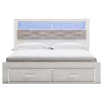 Altyra King Upholstered Bookcase Bed with Storage - Image 5