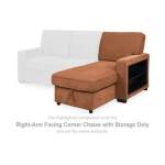 Gapper Right-Arm Facing Corner Chaise with Storage - Image 3