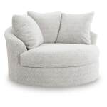 Cuddle Plush Oversized Swivel Accent Chair - Image 2