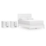 Binterglen Queen Panel Bed and 2 Nightstands - Image 2