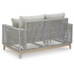 Seton Creek Outdoor Loveseat with Cushion - Image 6