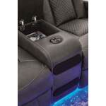 Fyne-Dyme Power Reclining Loveseat with Console - Image 10