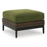 Horizon Hall Outdoor Ottoman with Cushion