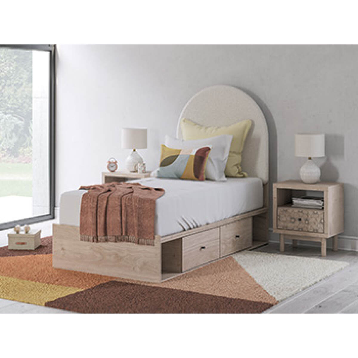e0b5adae251970047a5fddd745e3da0a Arloster Twin/Full Side Storage with Rail - Image 1