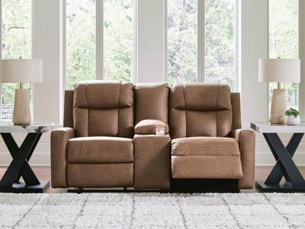 Mackmenville Reclining Loveseat with Console - Image 7